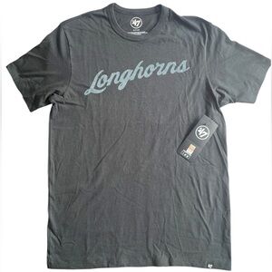 NEW - ‘47 Brand Texas Longhorns Size Small Off-Black T-shirt